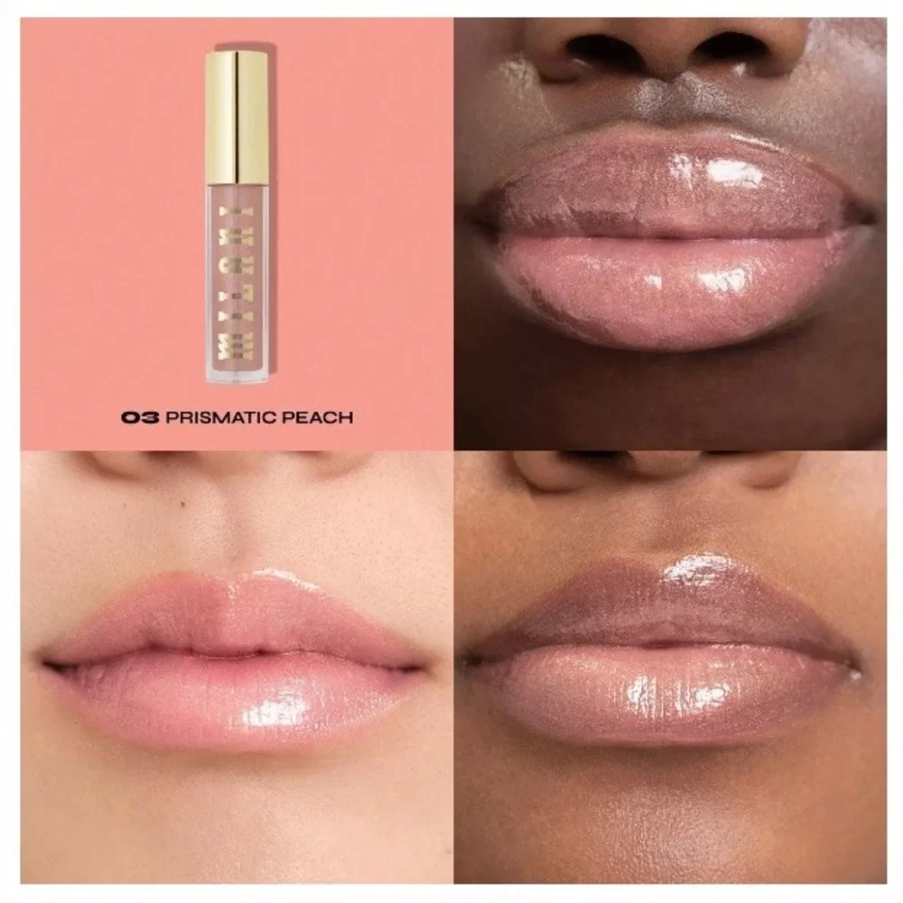 Milani Keep It Full Nourishing Lip Plumper Gloss 0.13oz 03 Primastic Peach